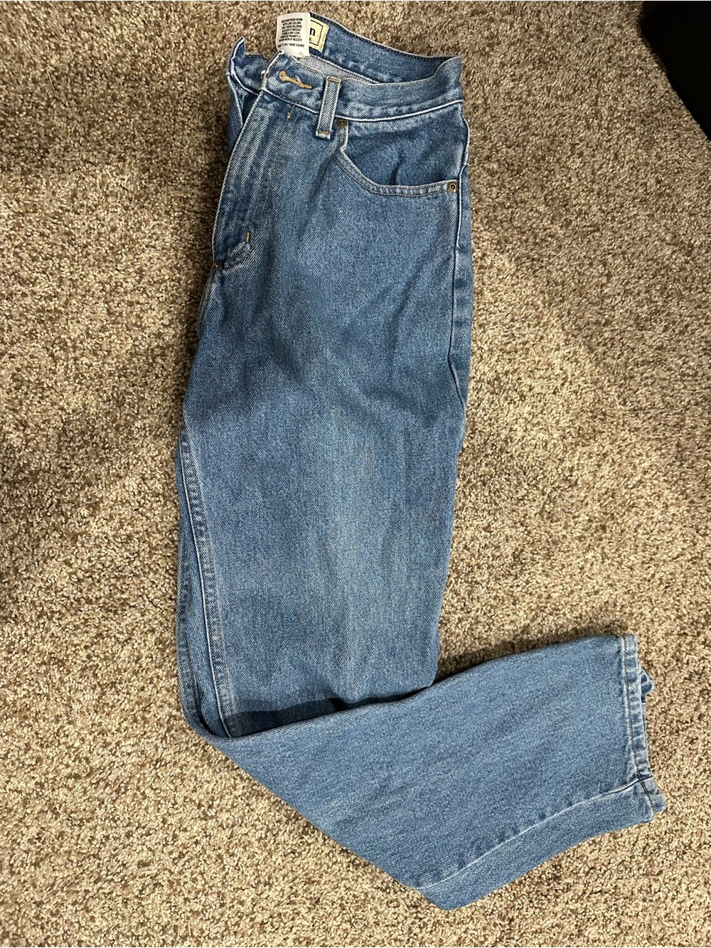 L.L. Bean Women’s Straight-Leg Blue Denim Jeans
